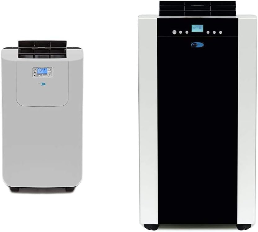 12,000 BTU Portable Air Conditioner and 14,000 BTU Dual Hose Portable Air Conditioner with Carbon Filter and Storage Bag K737