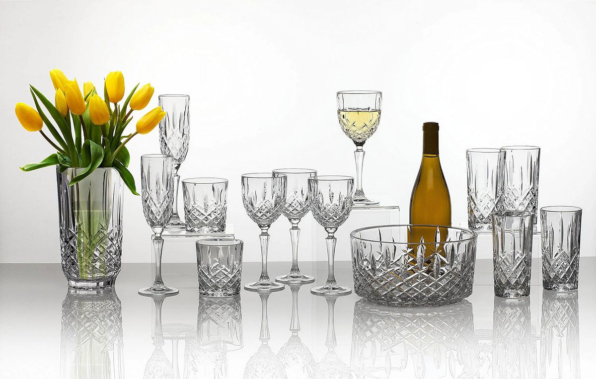Clear Crystalline Bowl 9 inches A6366
