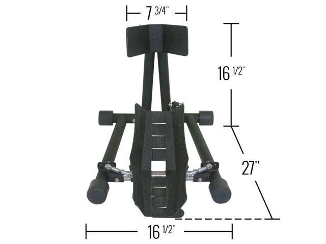 Adjustable Self-Locking Motorcycle Trailer Wheel Chock U901