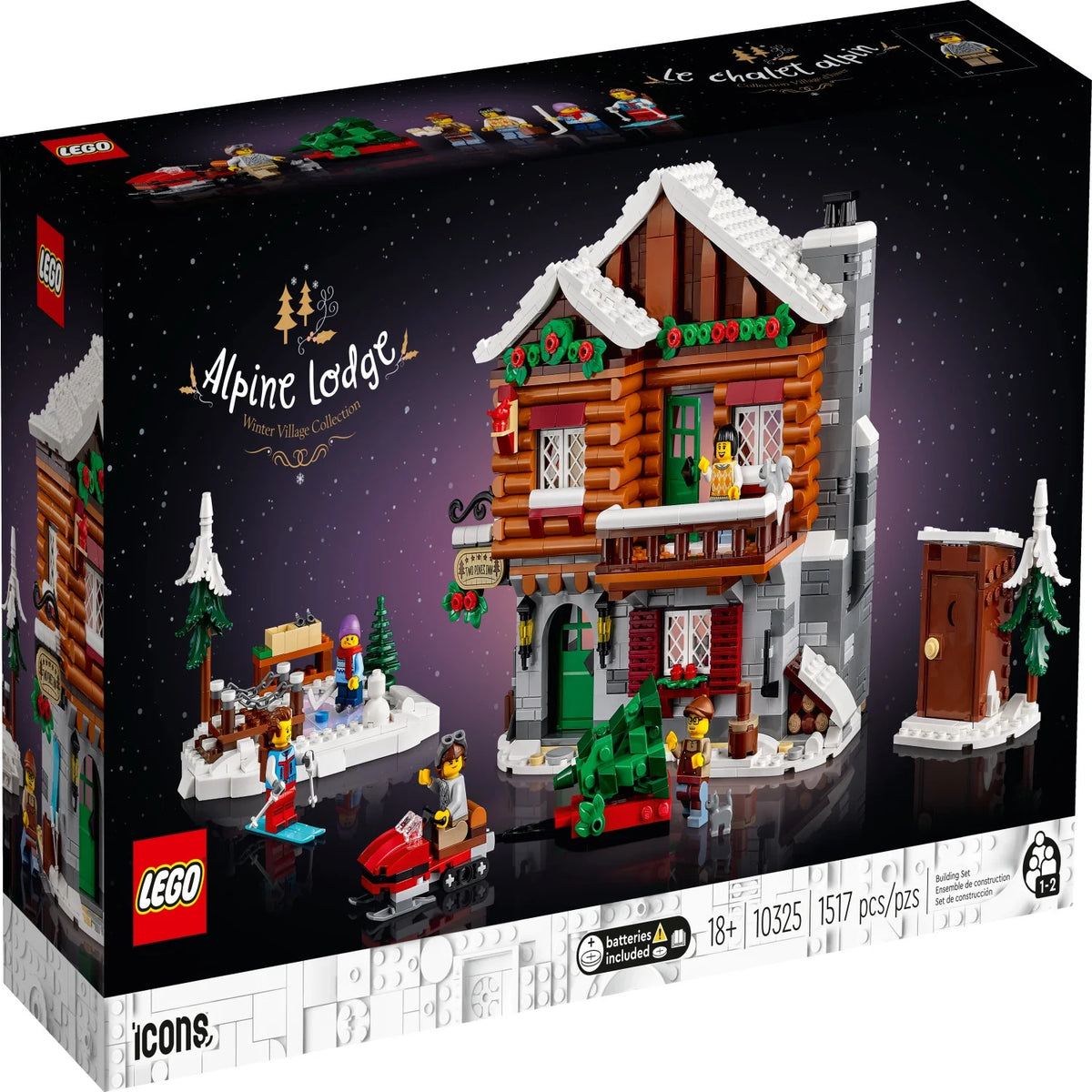 LEGO Icons Alpine Lodge Model Building Kit W51459