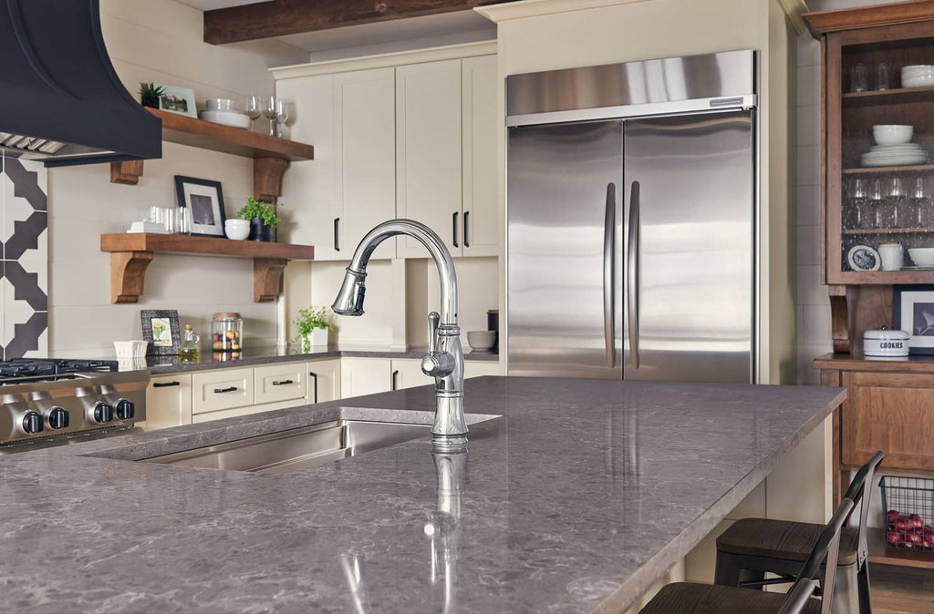 Chrome Single Handle Pull Down Kitchen Faucet O3126