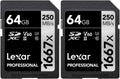 64GB SDHC/SDXC UHS-II Memory Card 2 Pack E864