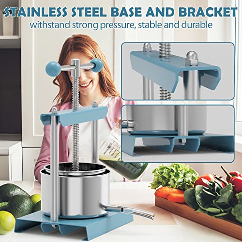 2 Litre Stainless Steel & Iron Manual Press Q170777