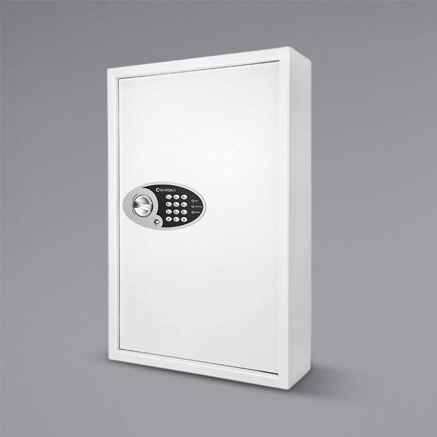 Key Cabinet 144 Hooks Steel White B10109
