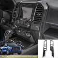 Red Carbon Fiber Console Panel Air Outlet Vent Trim P186813