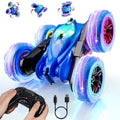 Fast Direct Charging Remote Control Car with LED Lights, 4WD All Terrain RC Stunt Toys N5380