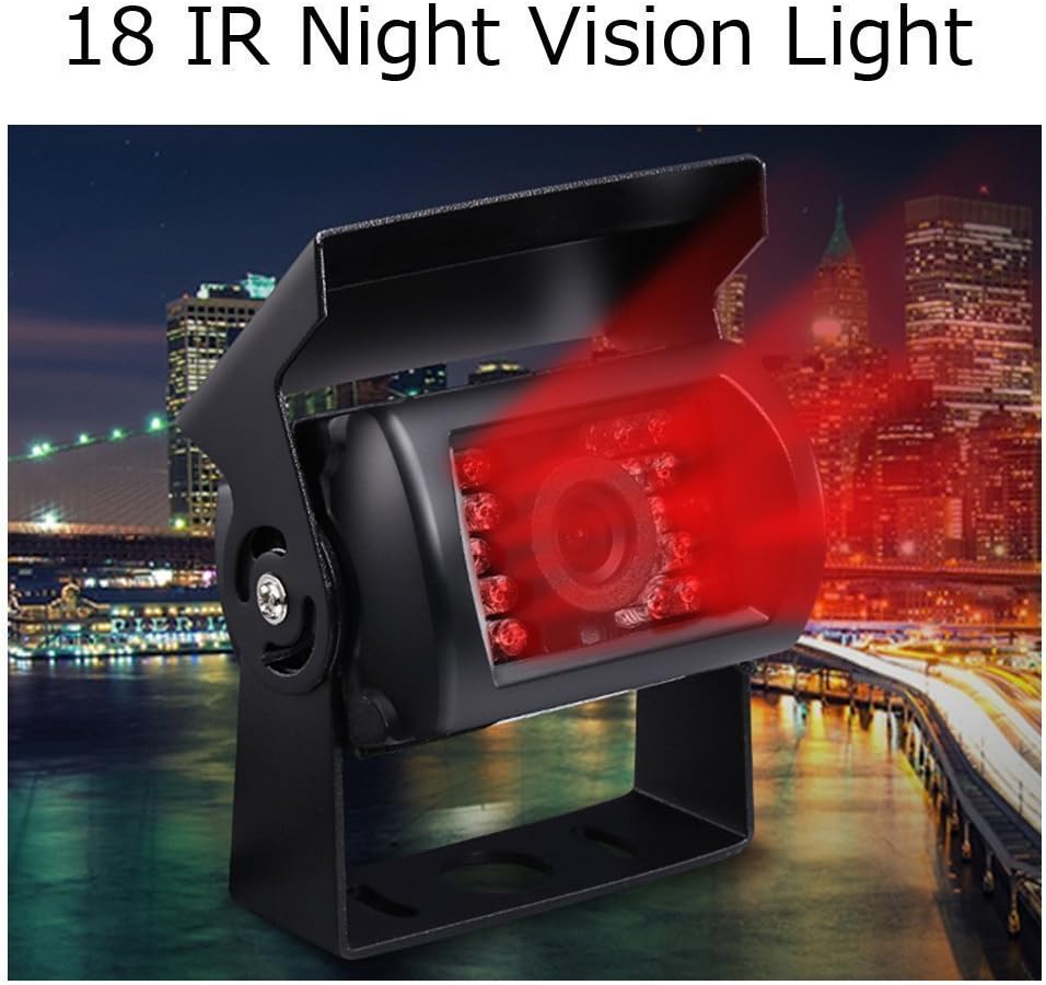 Backup Camera 7 Monitor IP 68 Waterproof B917001