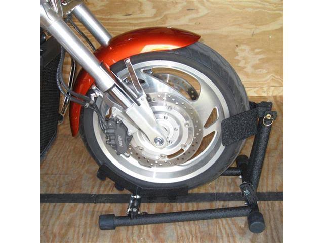 Adjustable Self-Locking Motorcycle Trailer Wheel Chock U901