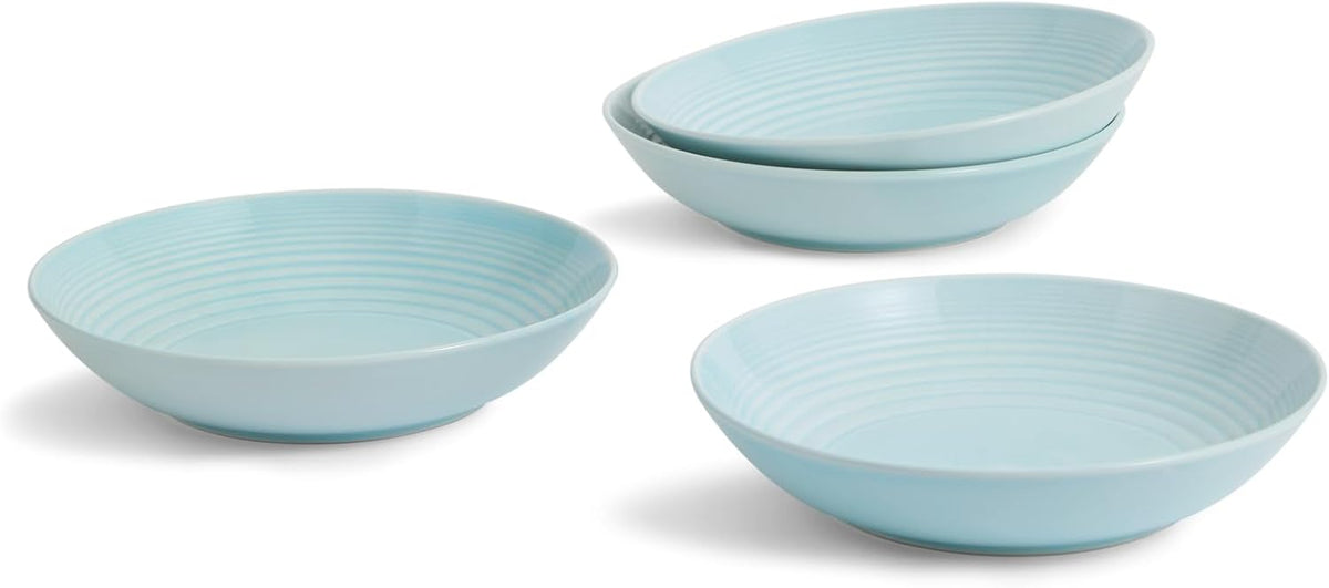 Set of 4 Blue Pasta Bowl, 9.5" P43848