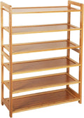 6 Tier Bamboo Shoe Rack Storage Shelf M9806