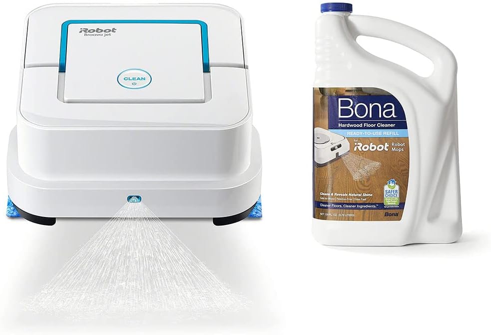 Robot Mop Bundle with 1 Cleaning Solution (2 Items) B680200