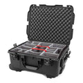 Black Hard Wheeled Case with Divider Set B456