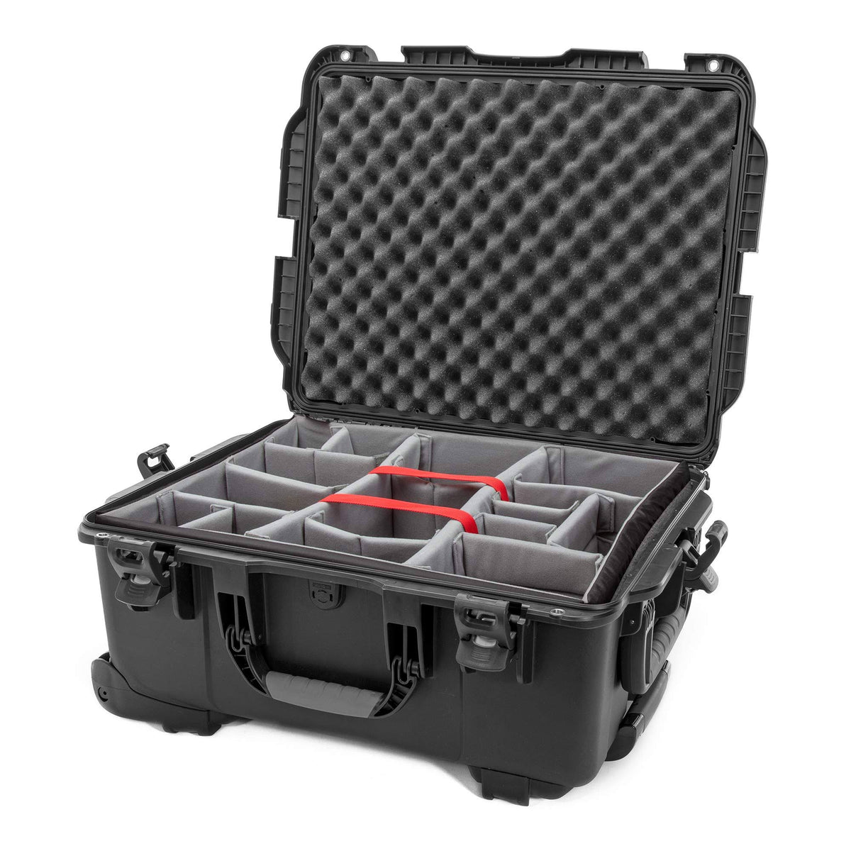 Black Hard Wheeled Case with Divider Set B456