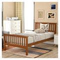 Twin Bed Frame Platform with Headboard and Footboard H2852