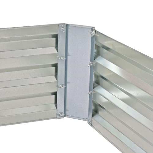 3 x 6 ft Galvanized Steel Rectangular Raised Garden Bed V76389