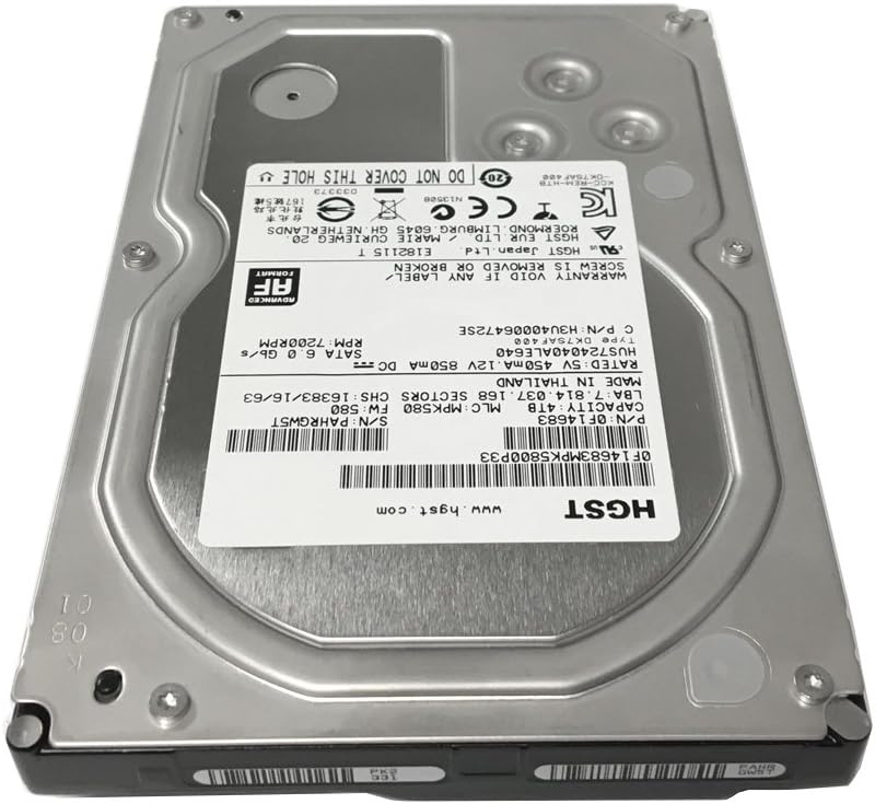 4TB 7200 RPM 64MB Cache SATA 6.0Gb/s 3.5 Internal Hard Drive H5236