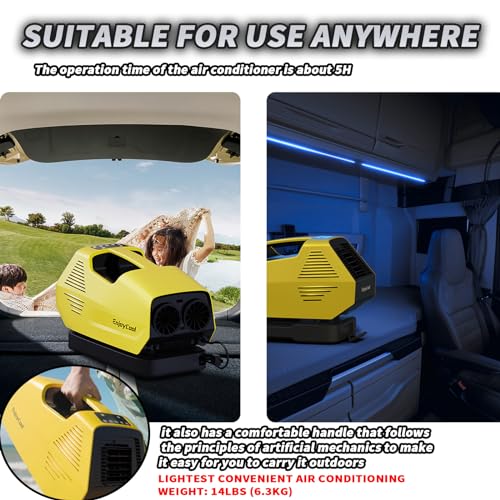 24V 222W Low Power Portable RV Air Conditioner A788