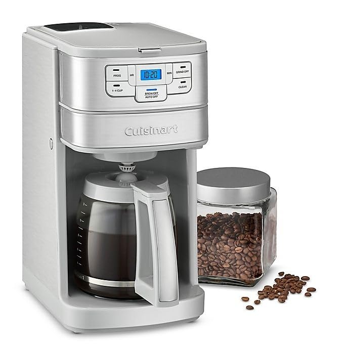 12-Cup Automatic Grind and Brew Coffeemaker, Black/Stainless Steel Z261