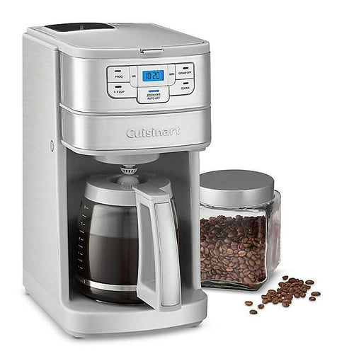 12-Cup Automatic Grind and Brew Coffeemaker, Black/Stainless Steel Z261