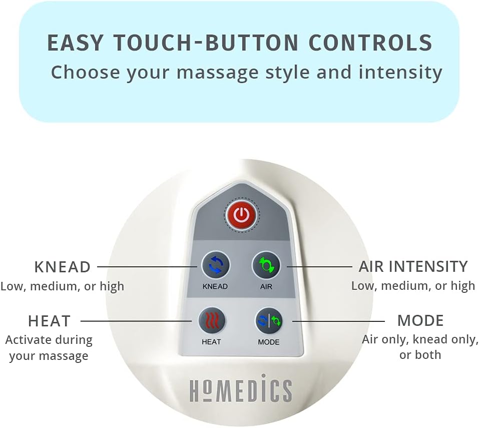 Shiatsu Air Foot Massager with Heat O684