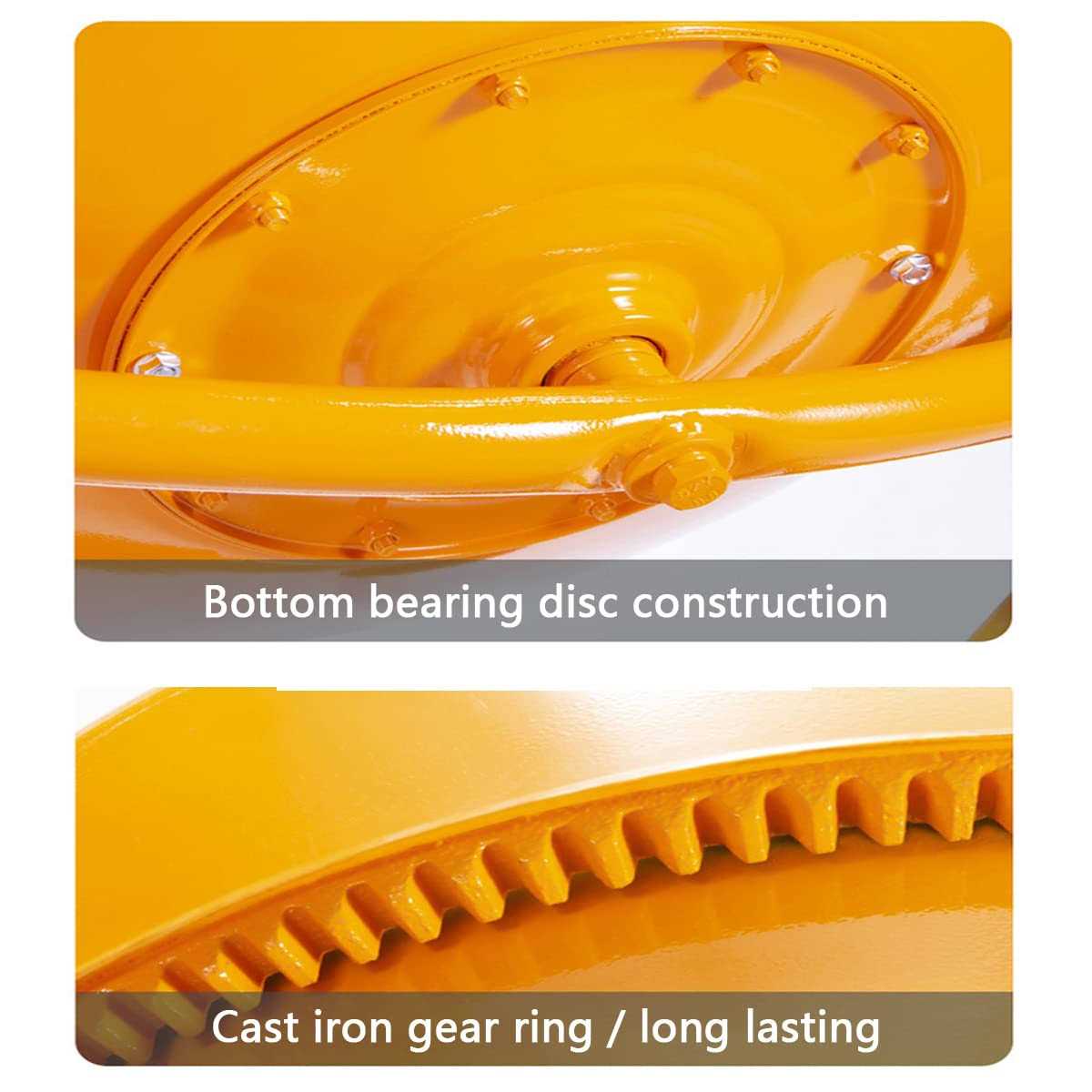 Portable Concrete Cement Mixer 1/2 Hp Electric with Wheel J900659