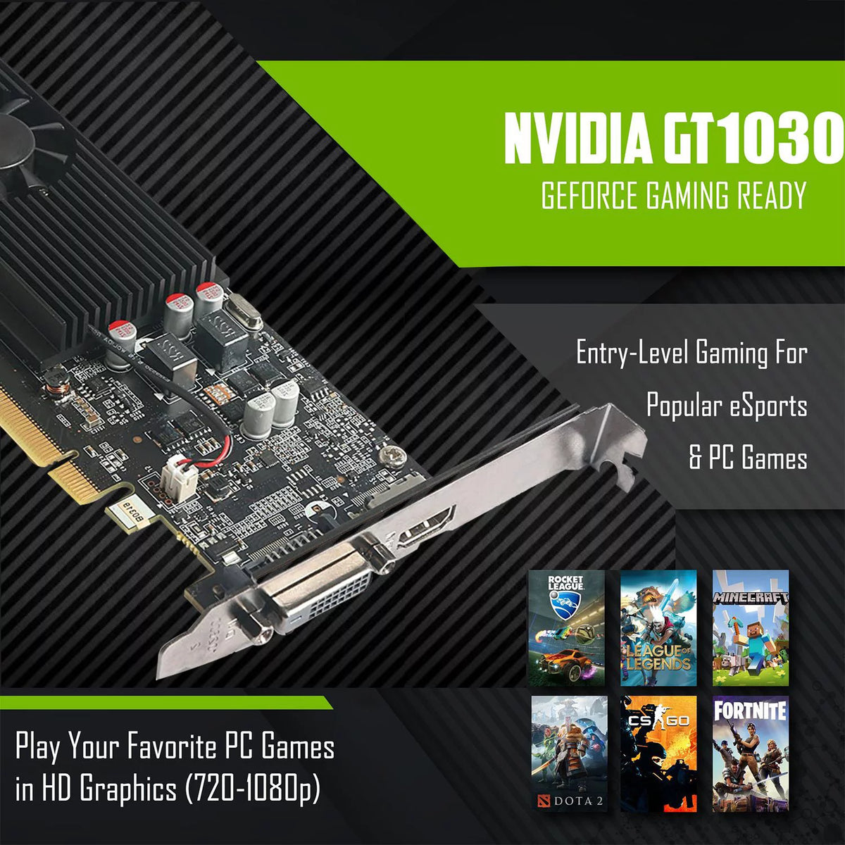 Restored Gaming Desktop PC, Intel Core i5 4th Gen, GT 1030 Graphics, 16GB RAM, 1TB SSD, 24 Inch Dual Monitor, RGB Keyboard Mouse, Speaker, Webcam, Win 10 Pro (Refurbished) V809853