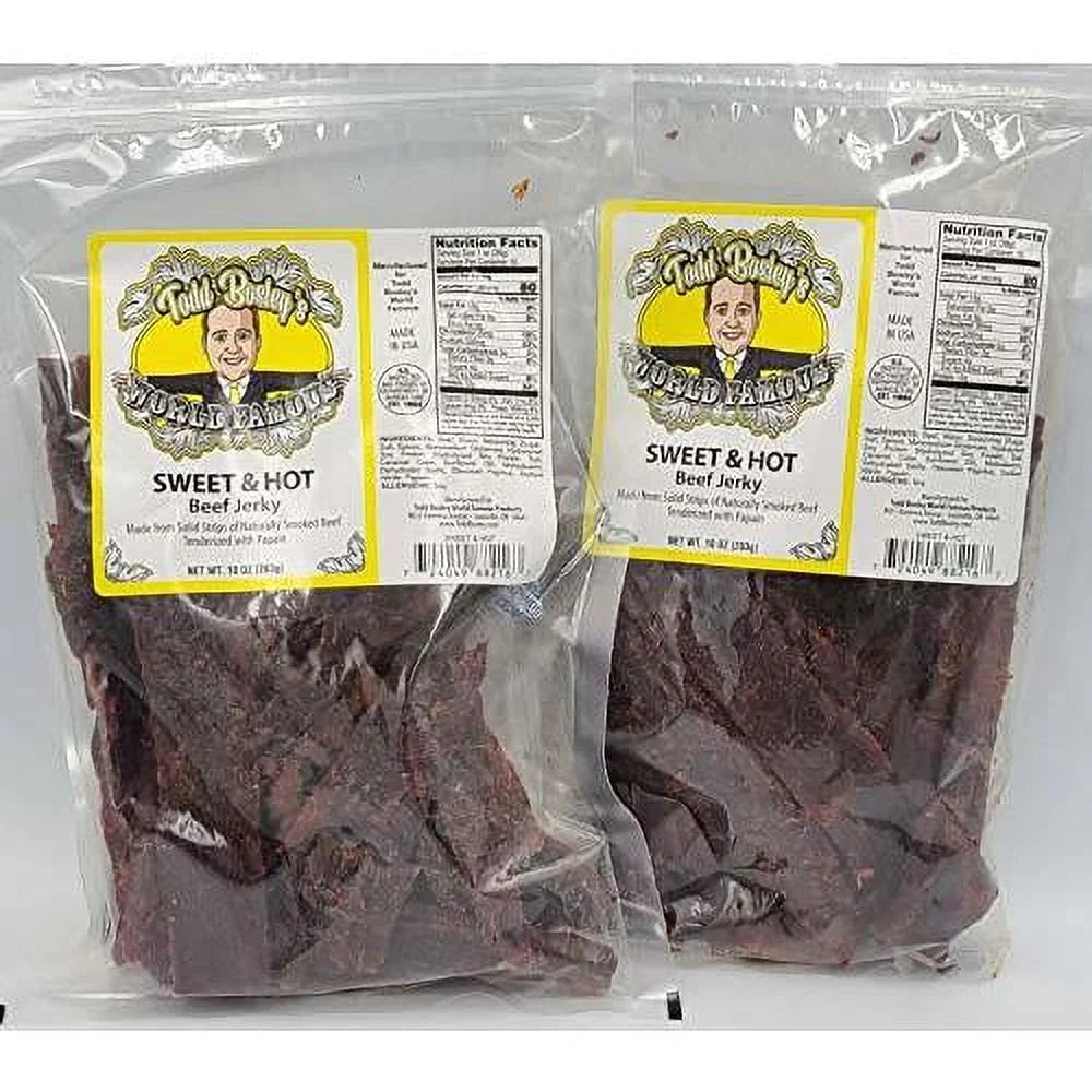 10 Oz Sweet & Hot Jerky 2 Pack O623477