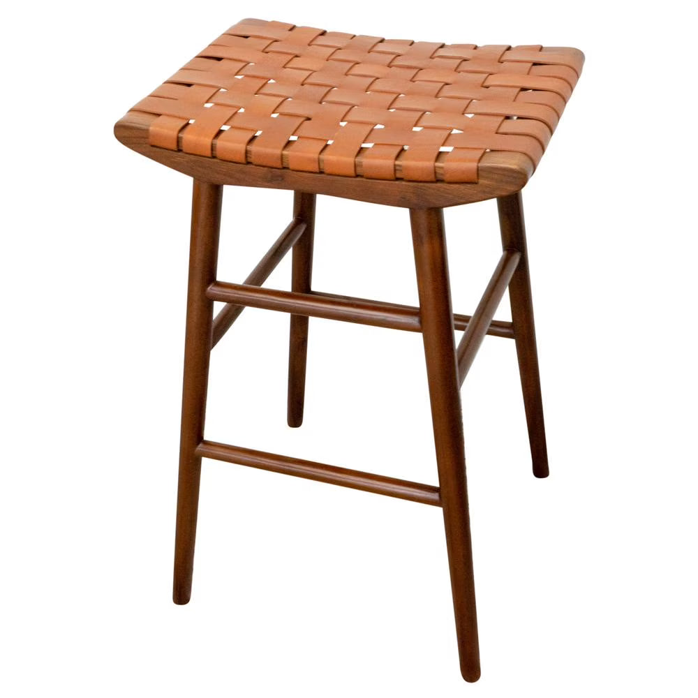 Genuine Leather Counter Stool Y13344