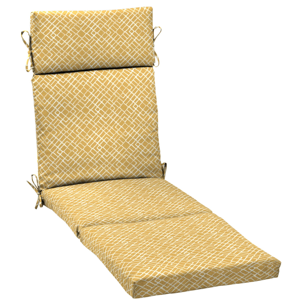 Navy Blue Stripe Chaise Lounge Cushion C660