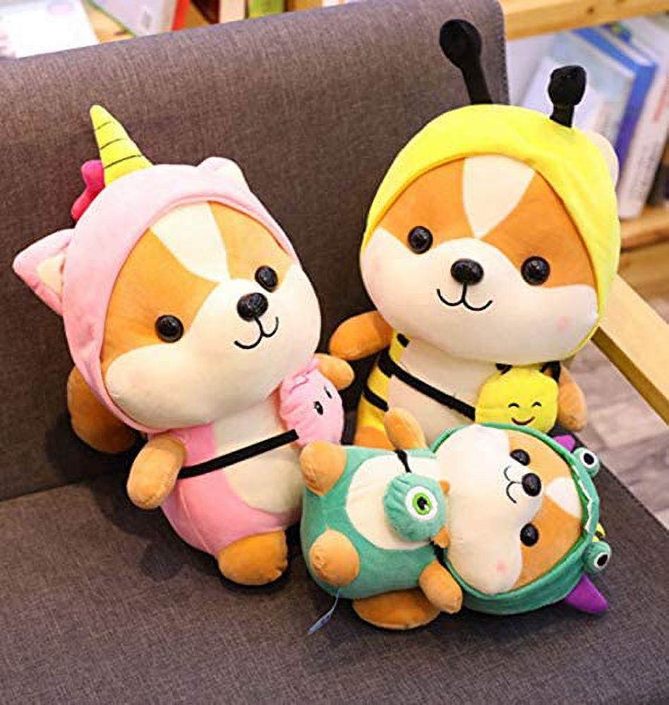 Squirrel Wearing Bee Costume Plush Toy, 10 Inch D44546