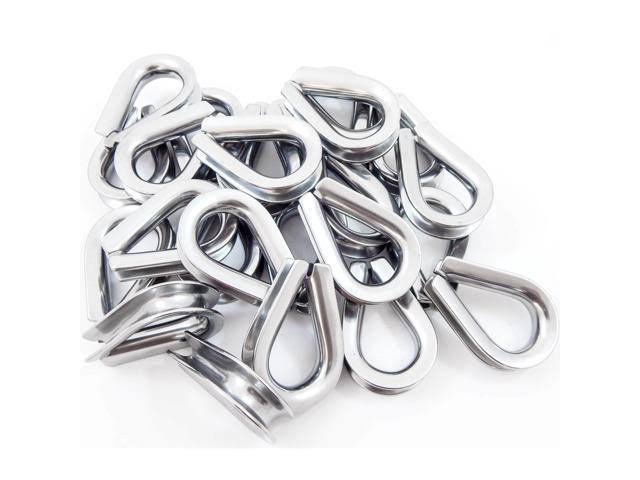 Stainless Steel Wire Rope Cable Thimbles 10mm H89405