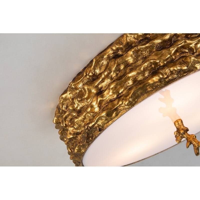Gold 3-Light Flush Q292343