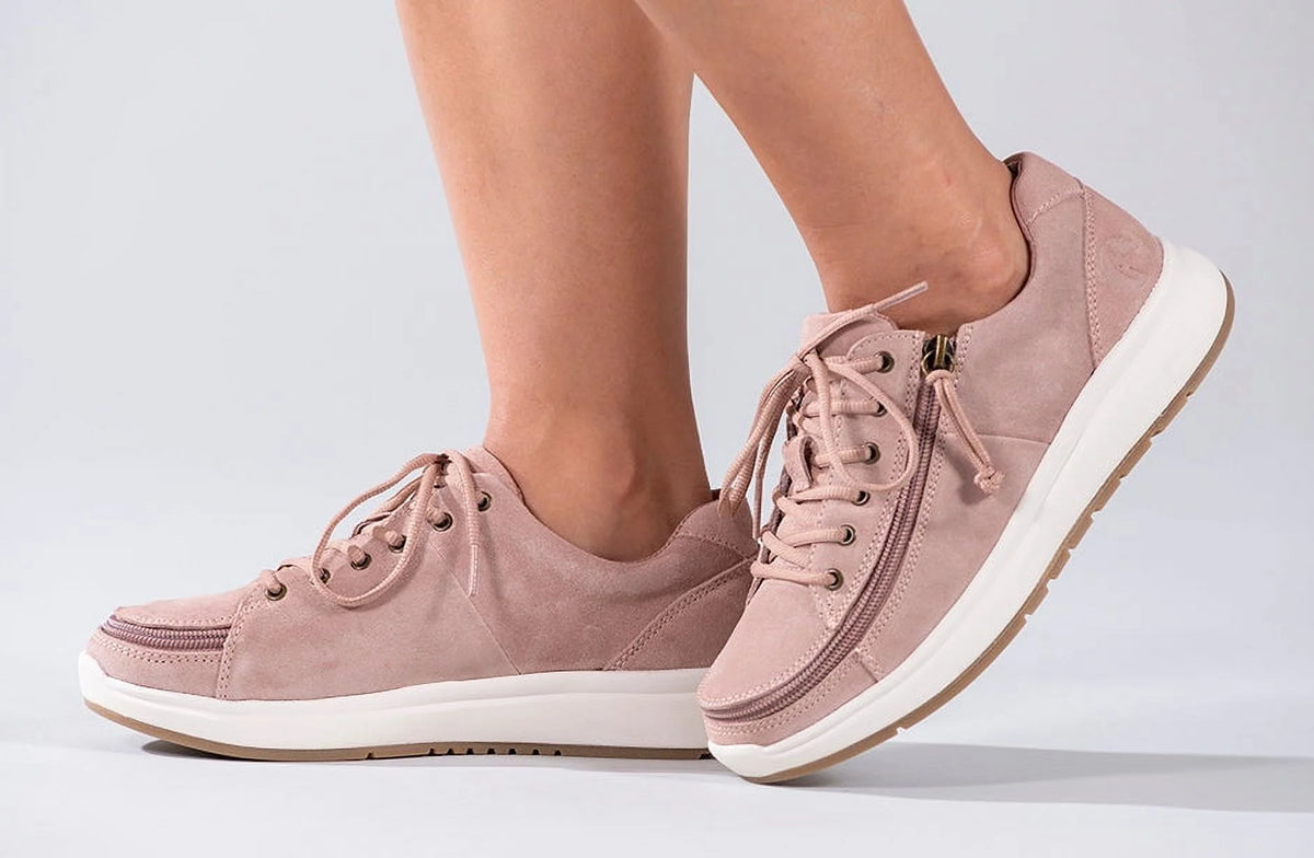 Blush Suede Comfort Lows J535