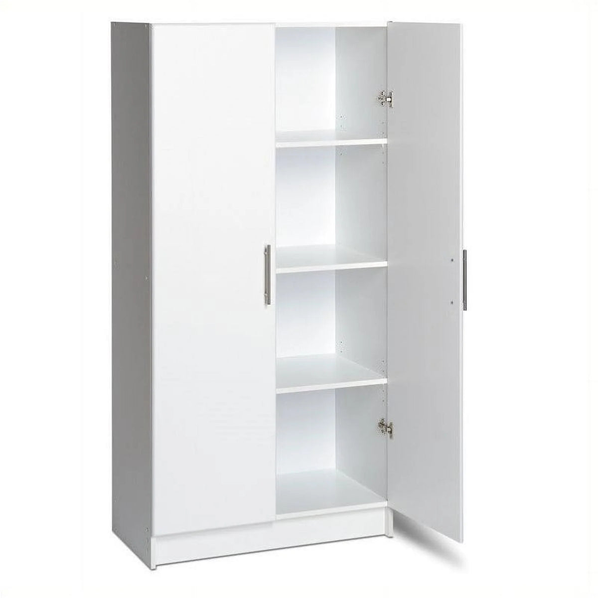 White Composite Wood Storage Cabinet N457