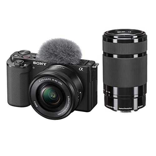 Black Mirrorless Interchangeable Lens Camera with 16-50mm Lens D5920