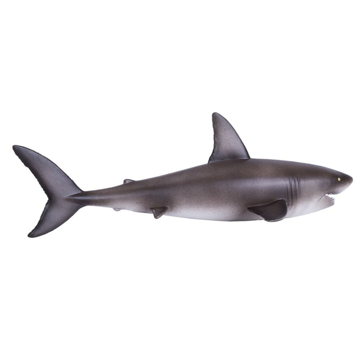 Realistic Great White Shark Wildlife Figurine (Dark Gray) G398638