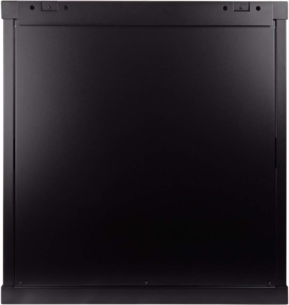 12U Wallmount Cabinet Enclosure 19-Inch Server Network Rack with Locking Perforated Door Black C9387