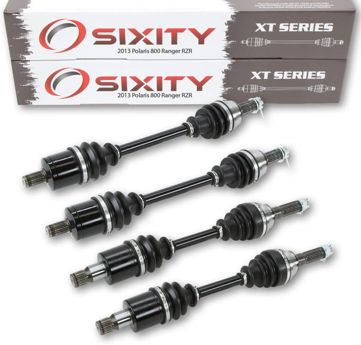 Front Rear Left Right Axles for Polaris 800 Ranger RZR 4X4 K687