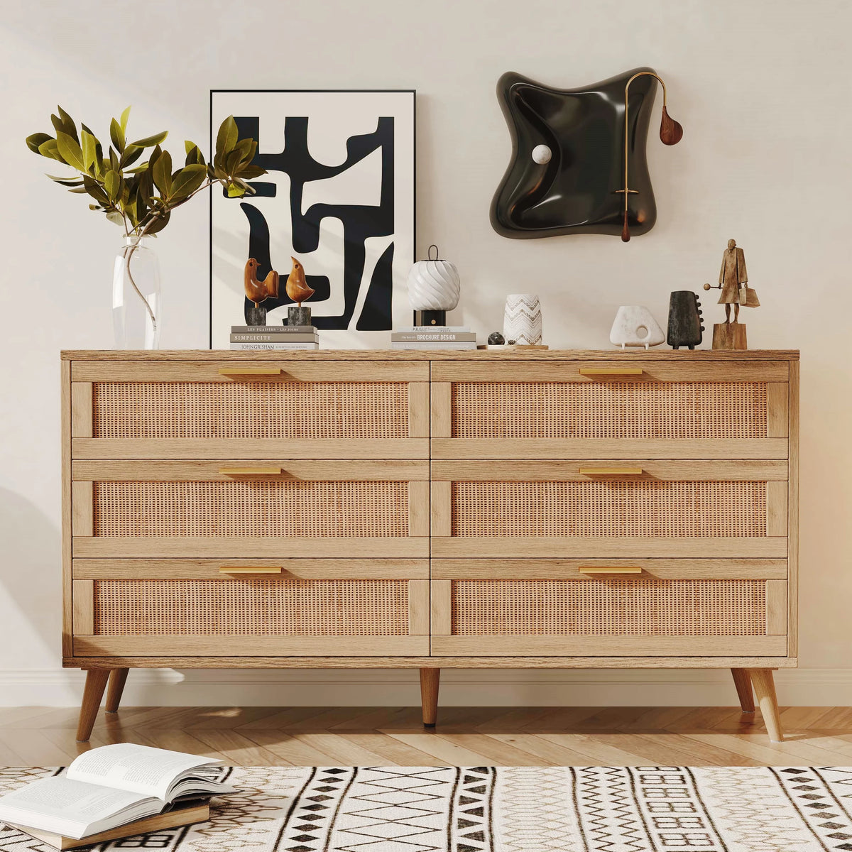 6 Drawer Double Dresser Chest Y963874