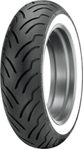 American Elite Rear Motorcycle Tire 180/65b-16 Wide White V899