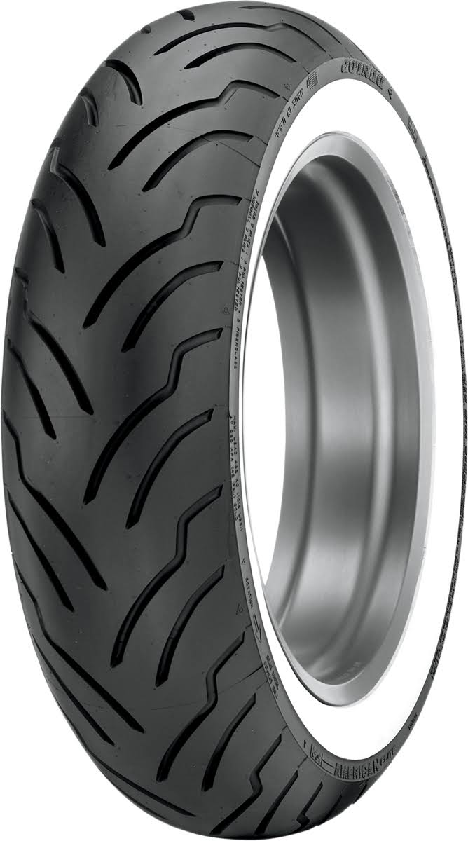 American Elite Rear Motorcycle Tire 180/65b-16 Wide White V899