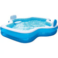 10 Feet Long Inflatable Pool with 2 Seats E711459