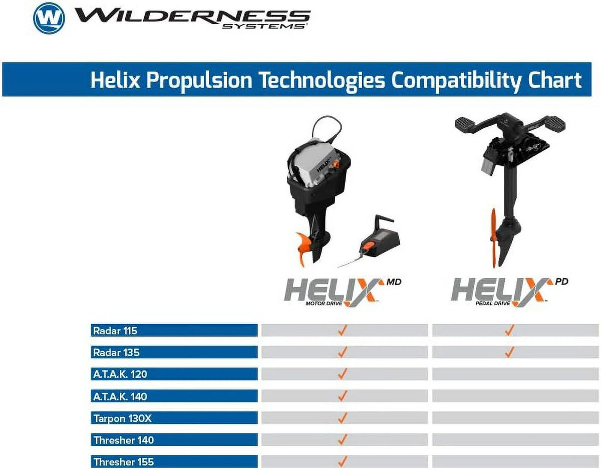 Helix PD Pedal Drive with Rudder F508075