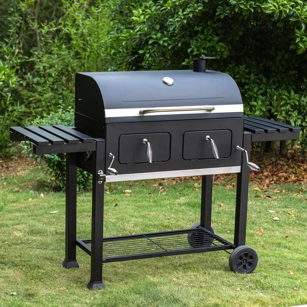 Charcoal Grill Portable BBQ Grill Black Q678