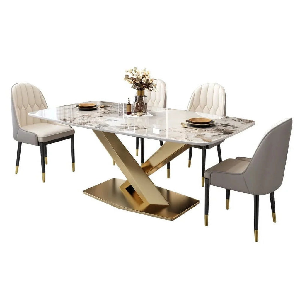 Black Small Stone Coffee Table O163