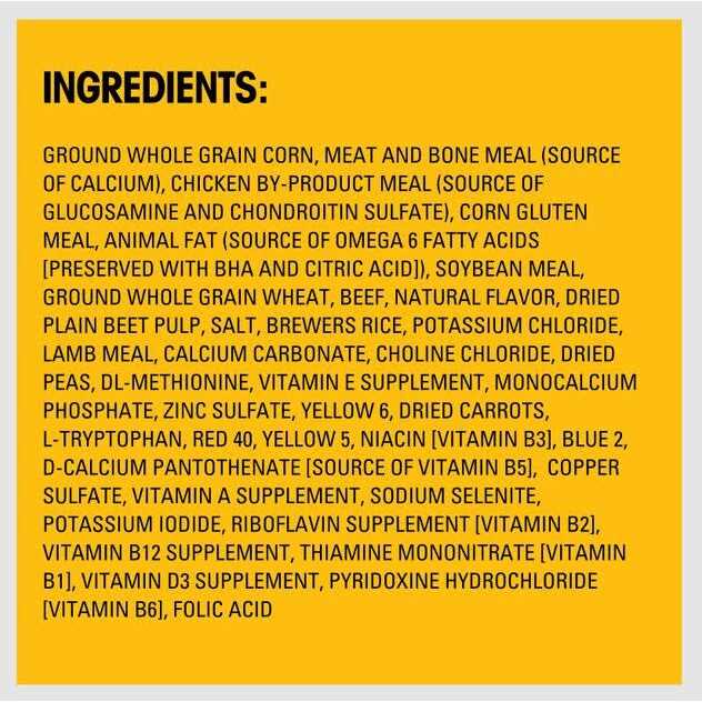 High Protein Adult Dry Dog Food Beef and Lamb B8879