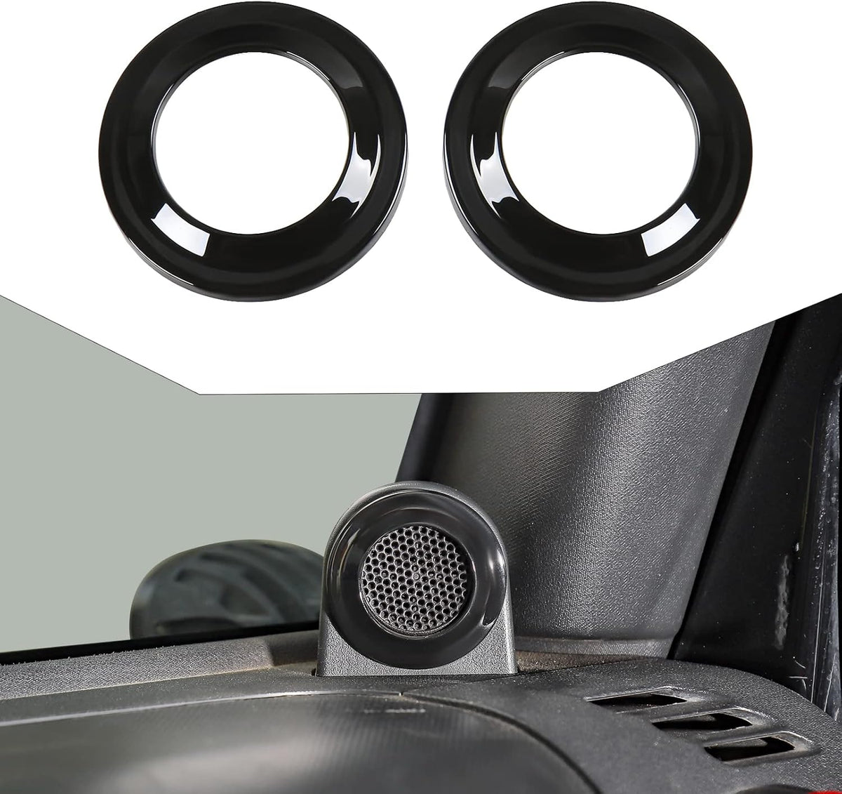 Orange Car Interior Accessories Trim Stickers Y601