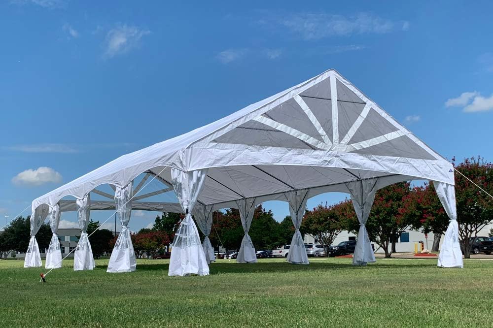 40'x20' PE Marquee Tent Gazebo Shelter with Storage Bags G985032