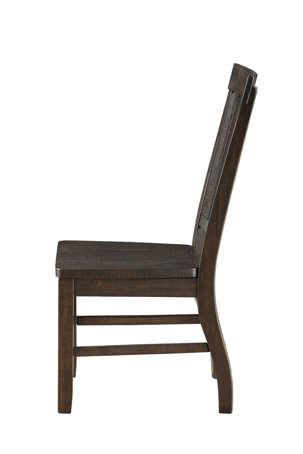 Rustic Walnut Side Chair Set of 2 F738919