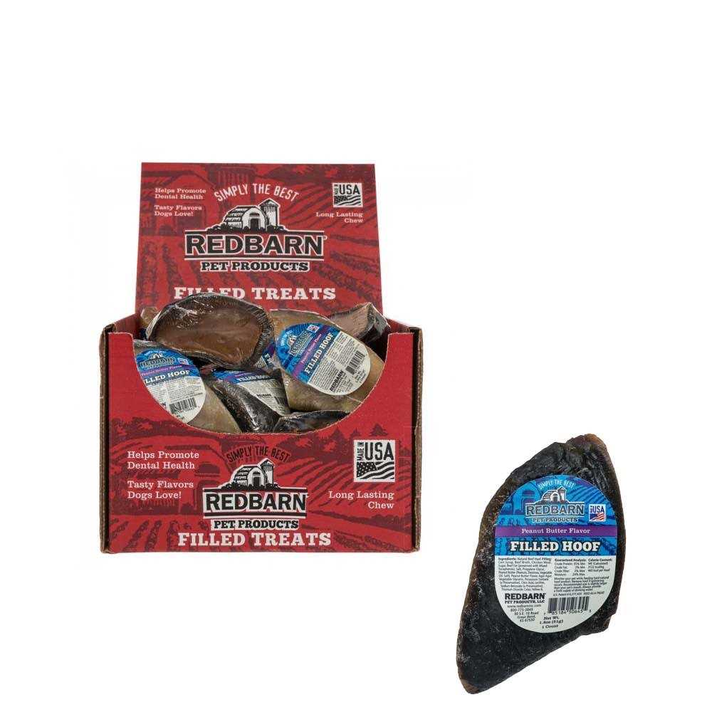 Peanut Butter Filled Hoof Dog Treat P65101